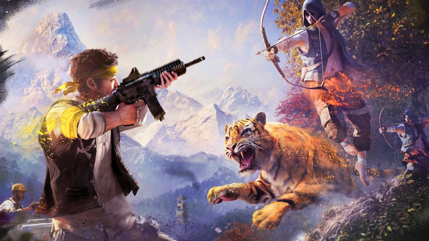 Far Cry 4 孤岛惊魂4 高清游戏壁纸6 - 1366x768