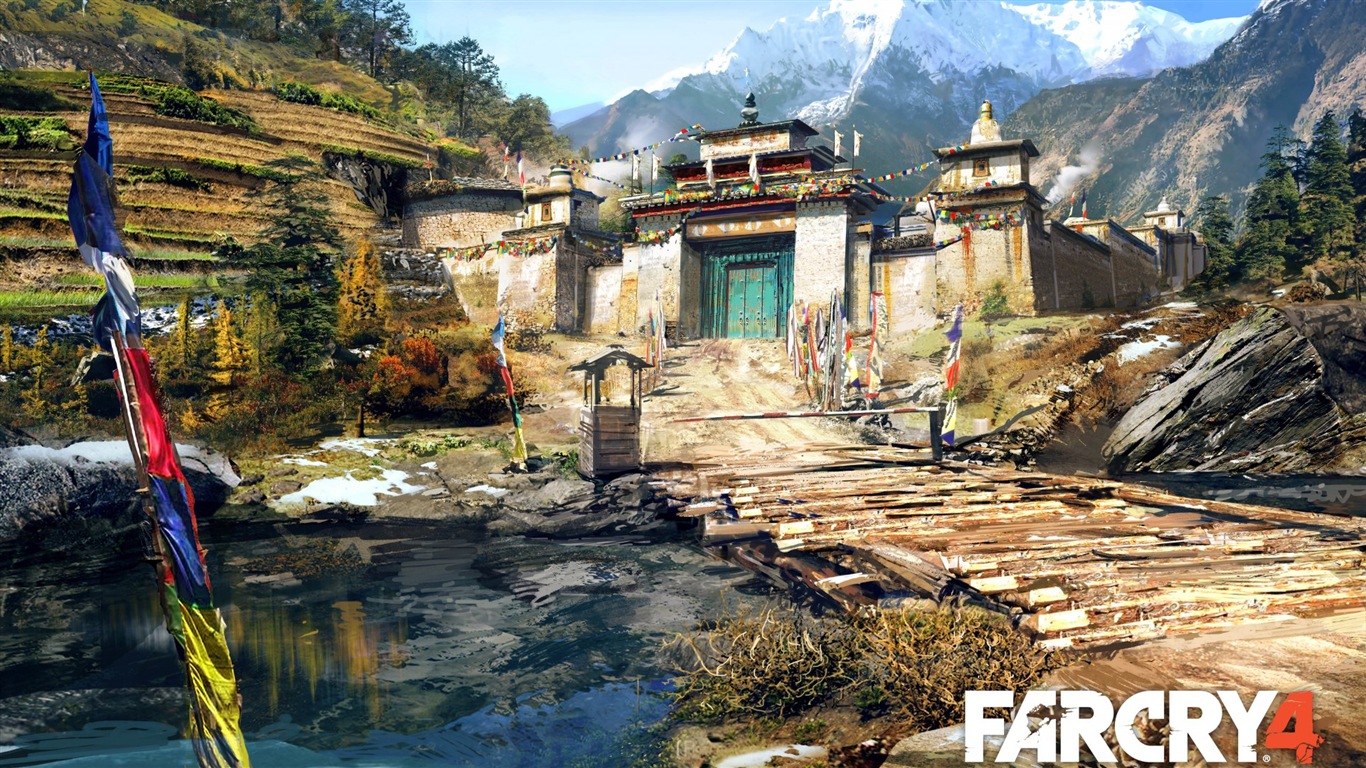 Far Cry 4 孤岛惊魂4 高清游戏壁纸12 - 1366x768