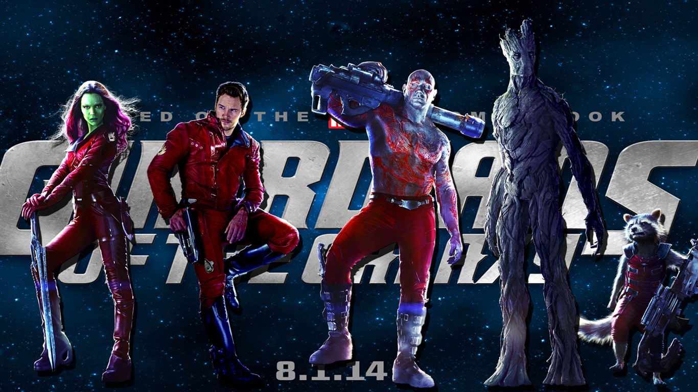 Guardianes de la Galaxia 2014 fondos de pantalla de películas de alta definición #3 - 1366x768