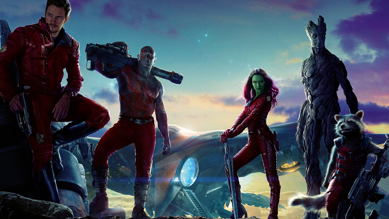 Guardians of the Galaxy 2014 films HD fonds d'écran #4 - 1366x768