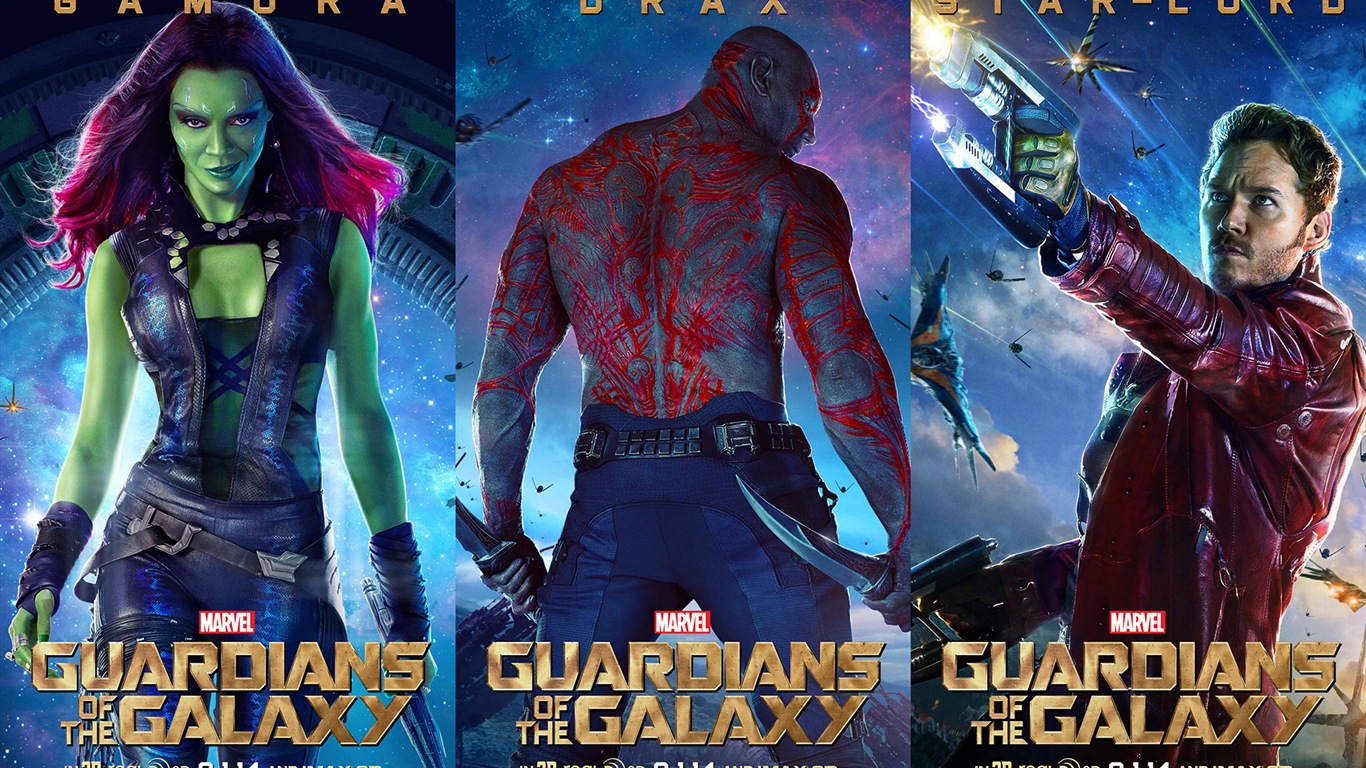 Guardianes de la Galaxia 2014 fondos de pantalla de películas de alta definición #12 - 1366x768