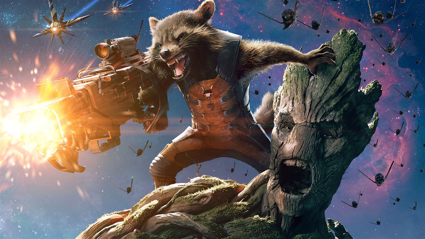 Guardians of the Galaxy 2014 films HD fonds d'écran #14 - 1366x768
