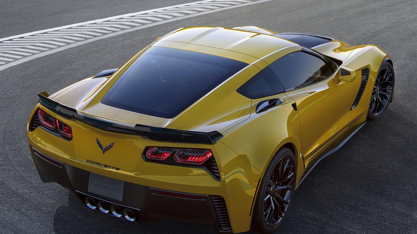 2015年雪佛兰 Corvette Z06跑车高清壁纸4 - 1366x768