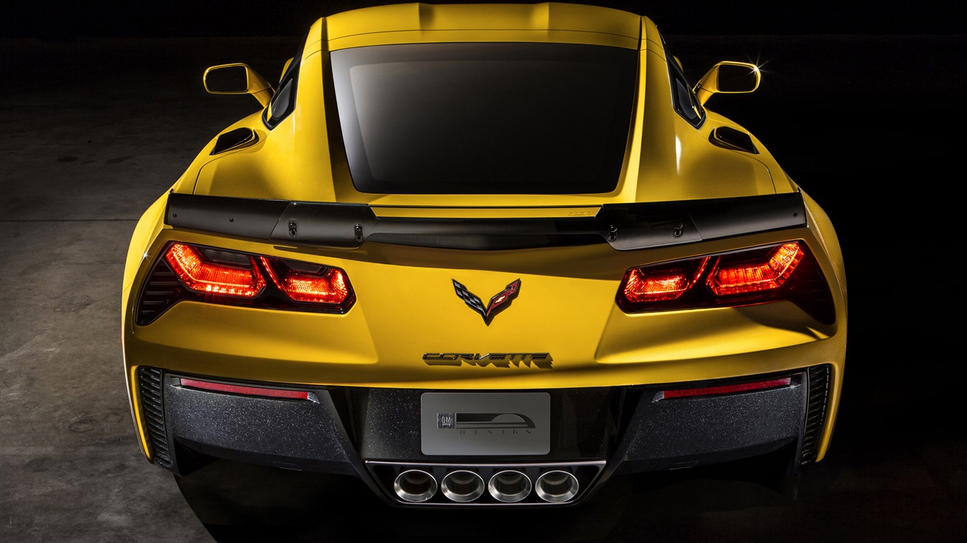 2015 суперкар HD обои Chevrolet Corvette Z06 #9 - 1366x768