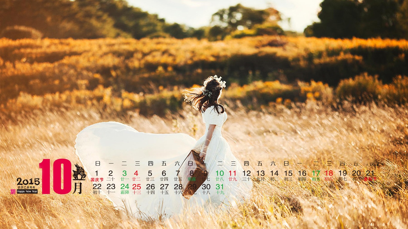 Calendar 2015 HD wallpapers #3 - 1366x768