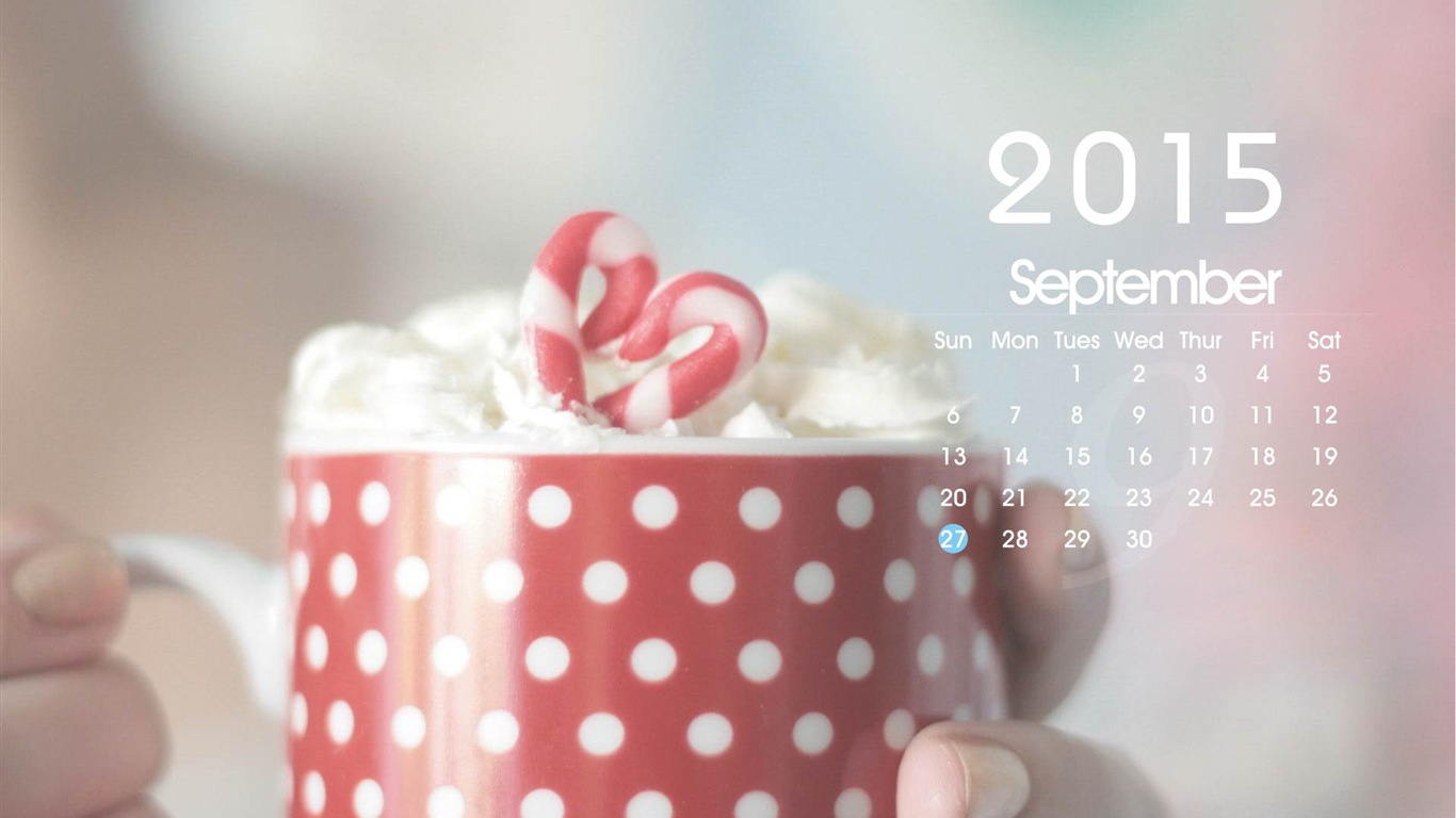 Calendario 2015 fondos de pantalla de alta definición #16 - 1366x768