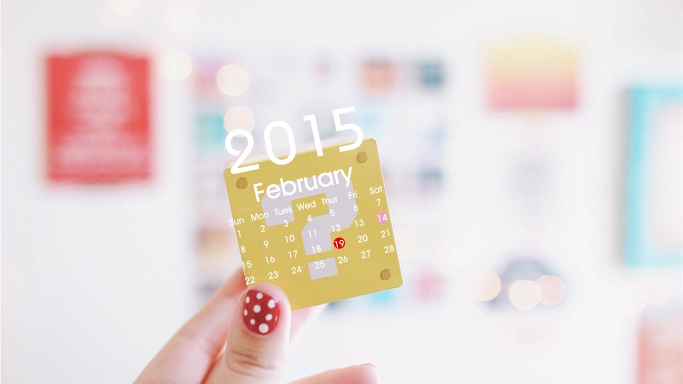 Calendario 2015 fondos de pantalla de alta definición #22 - 1366x768