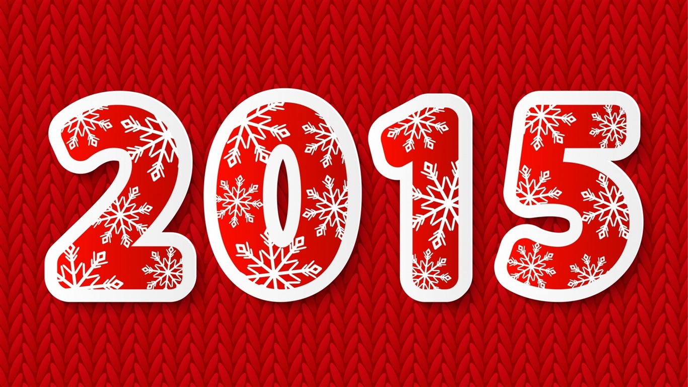 2015 New Year theme HD wallpapers (1) #6 - 1366x768