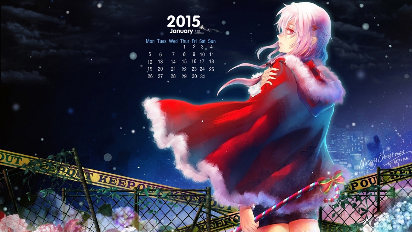 January 2015 calendar wallpaper (1) #7 - 1366x768