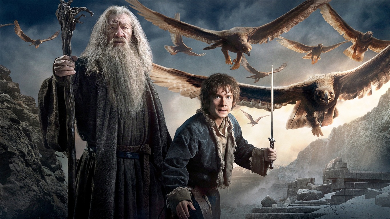 El Hobbit: La Batalla de los Cinco Ejércitos, fondos de pantalla de películas de alta definición #4 - 1366x768