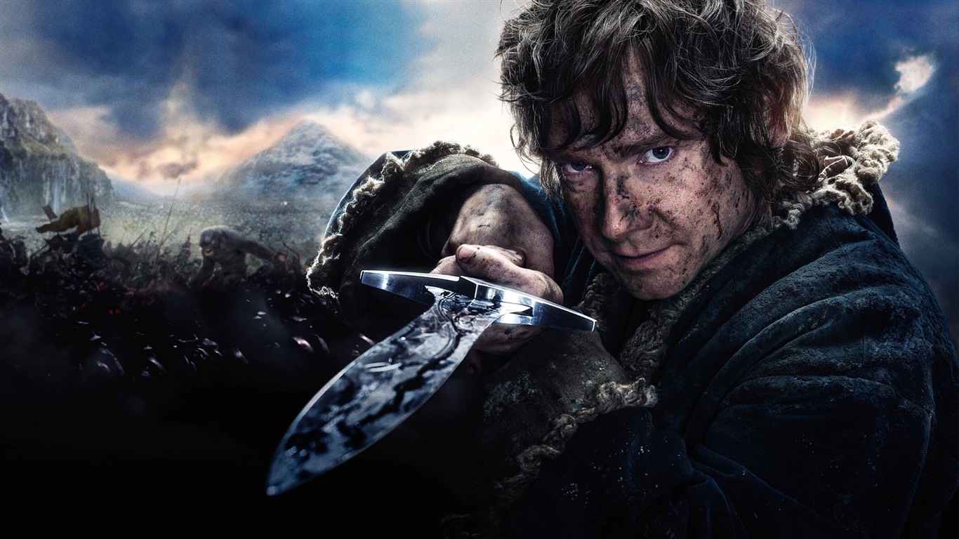 El Hobbit: La Batalla de los Cinco Ejércitos, fondos de pantalla de películas de alta definición #7 - 1366x768
