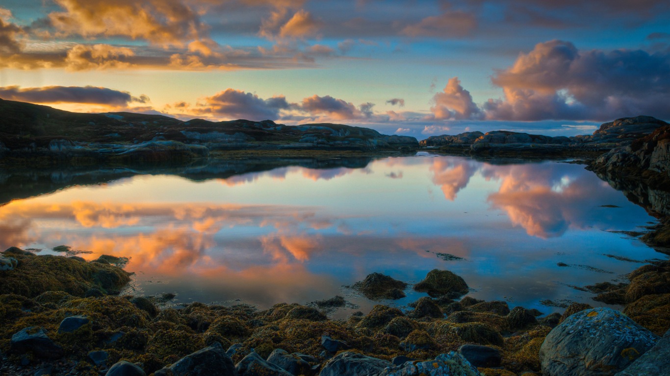 Nordic krásné přírodní scenérie HD tapety na plochu #2 - 1366x768