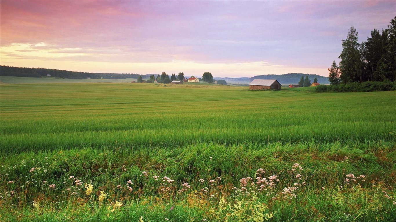 Nordic krásné přírodní scenérie HD tapety na plochu #10 - 1366x768