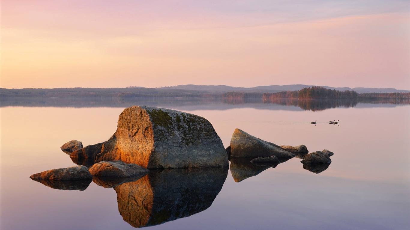 Wallpapers hermosas nórdicos HD paisajes naturales #19 - 1366x768