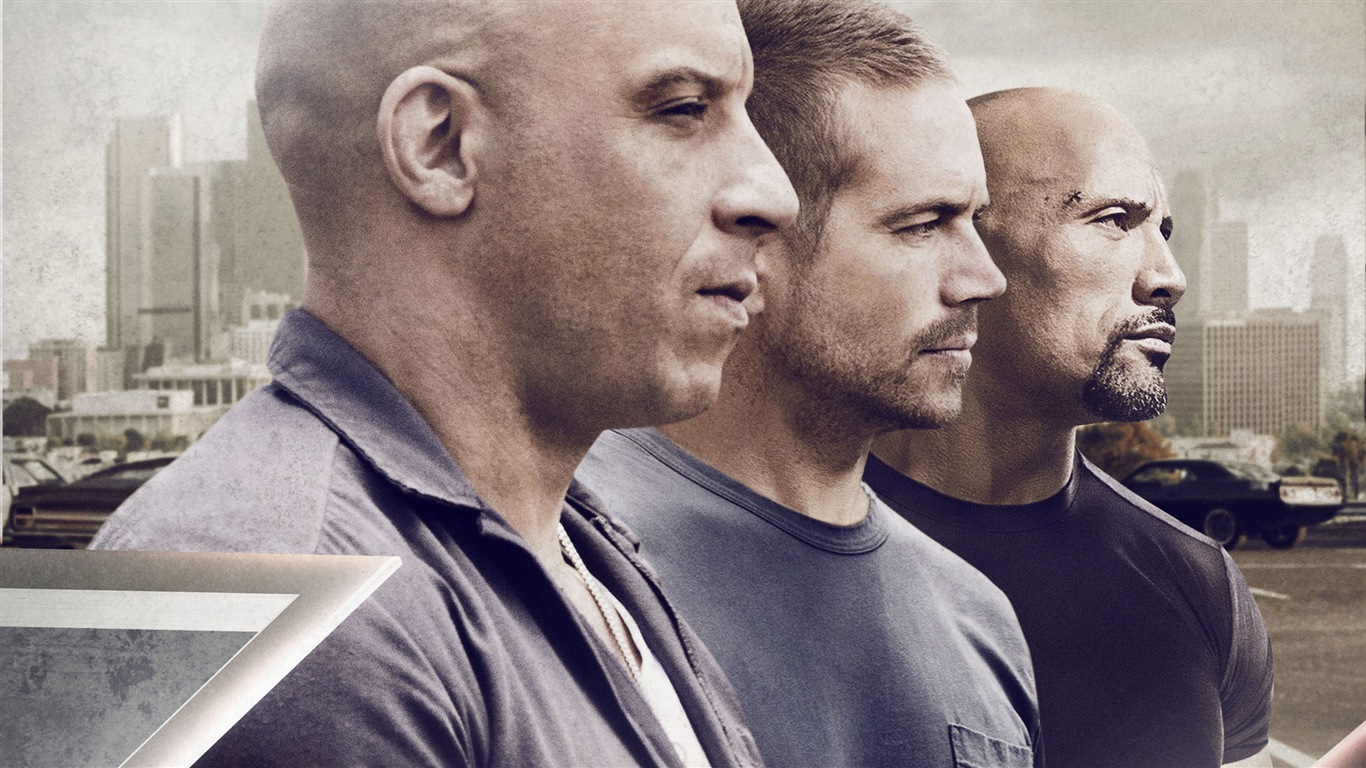 Fast and Furious 7 HD movie wallpapers #5 - 1366x768