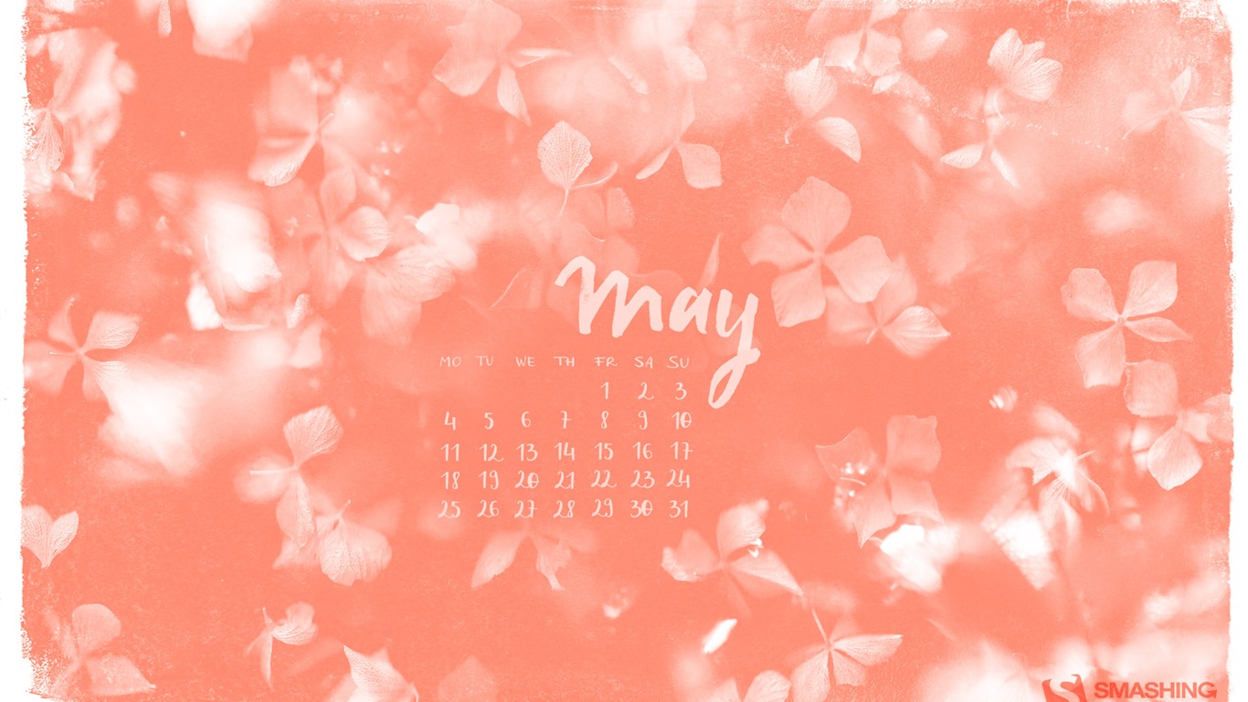 Mai 2015 Kalender Wallpaper (2) #15 - 1366x768