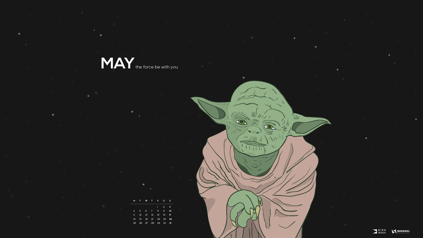 Mai 2015 Kalender Wallpaper (2) #16 - 1366x768