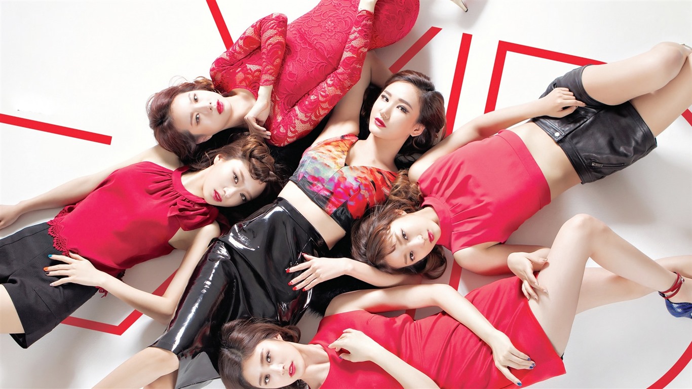 EXID 超越梦想 韩国音乐女子组合 高清壁纸1 - 1366x768