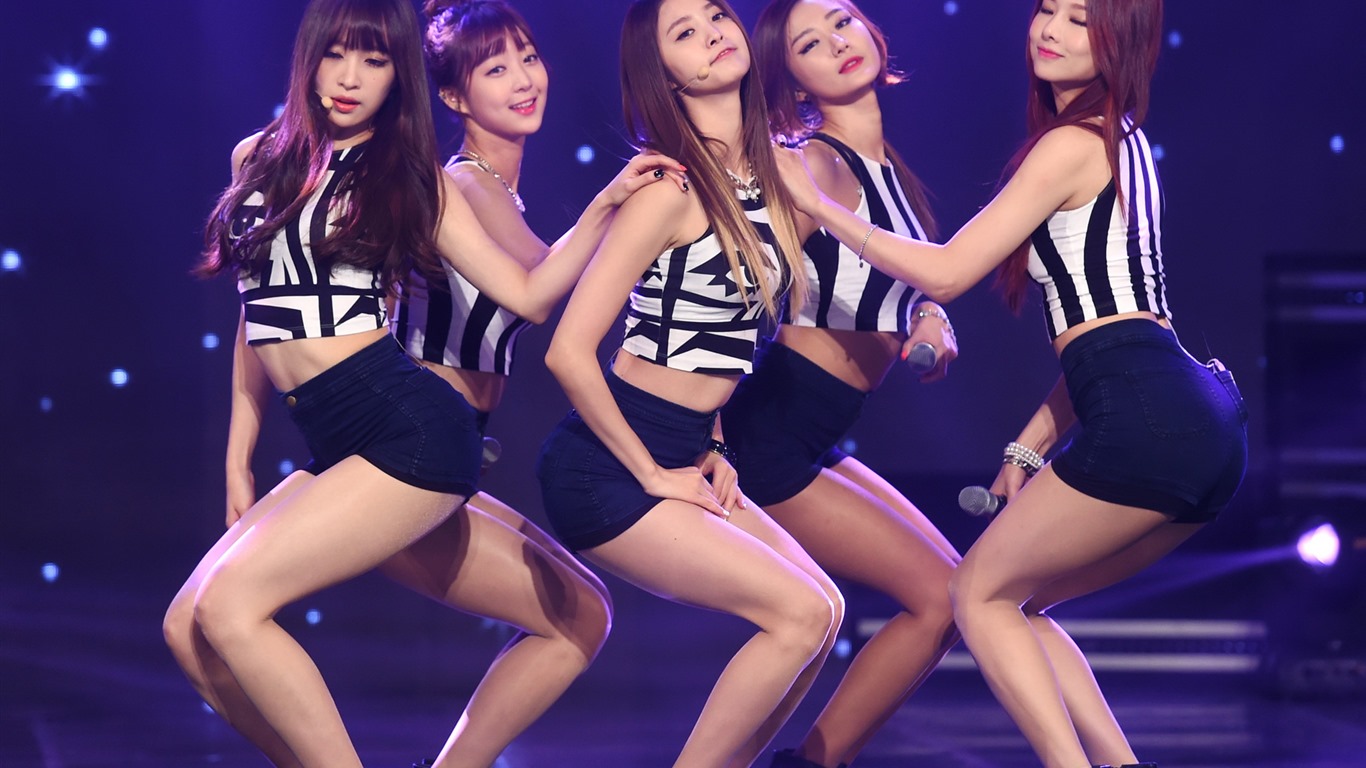 EXID 超越梦想 韩国音乐女子组合 高清壁纸5 - 1366x768