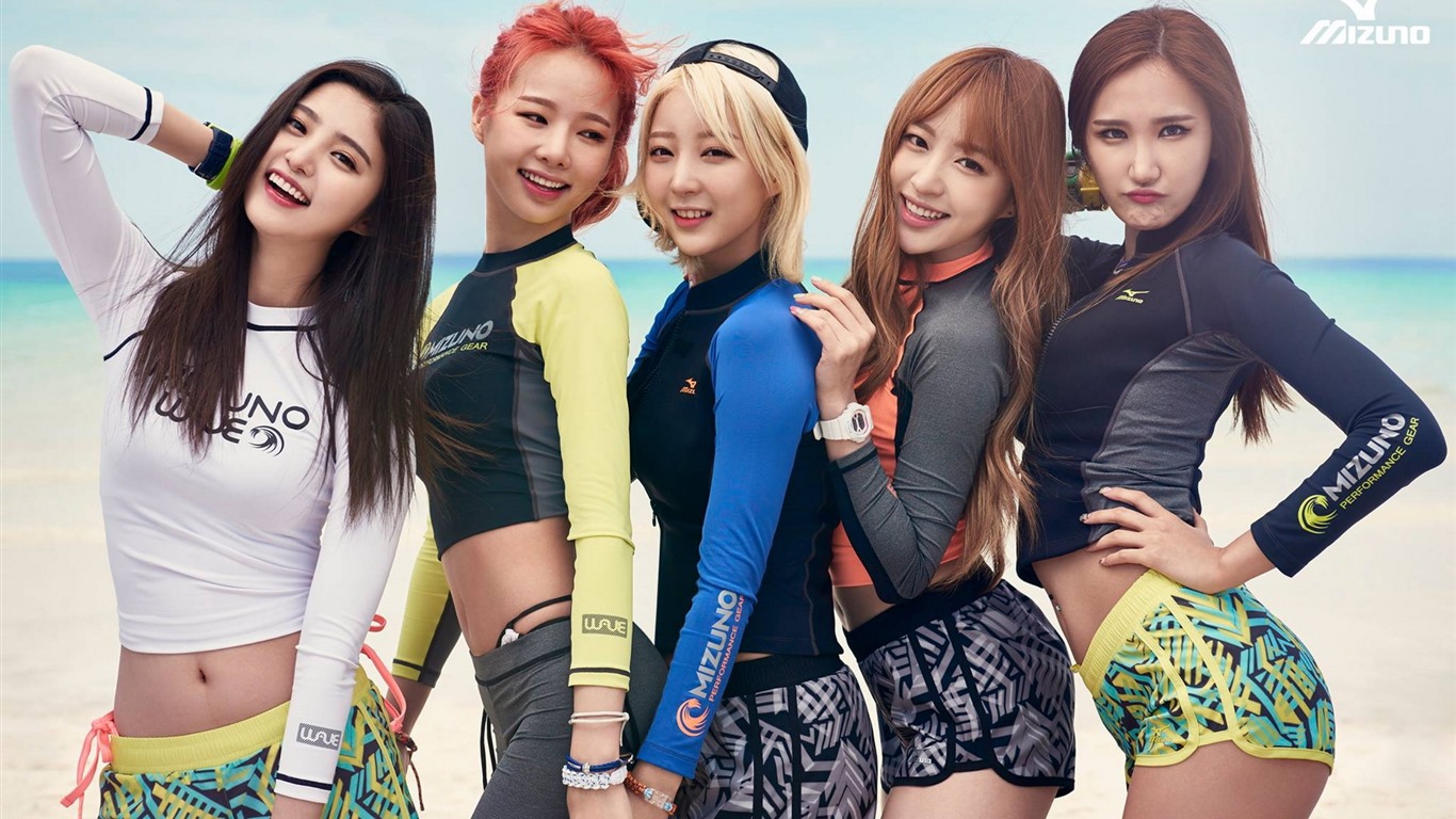 EXID Korean music girls group HD wallpapers #15 - 1366x768