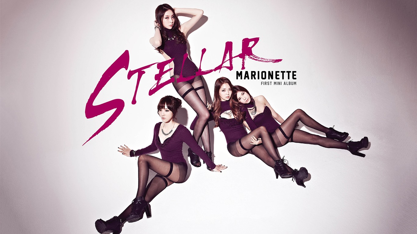 Stellar 스텔라 한국 음악 소녀 그룹 HD 월페이퍼 #12 - 1366x768