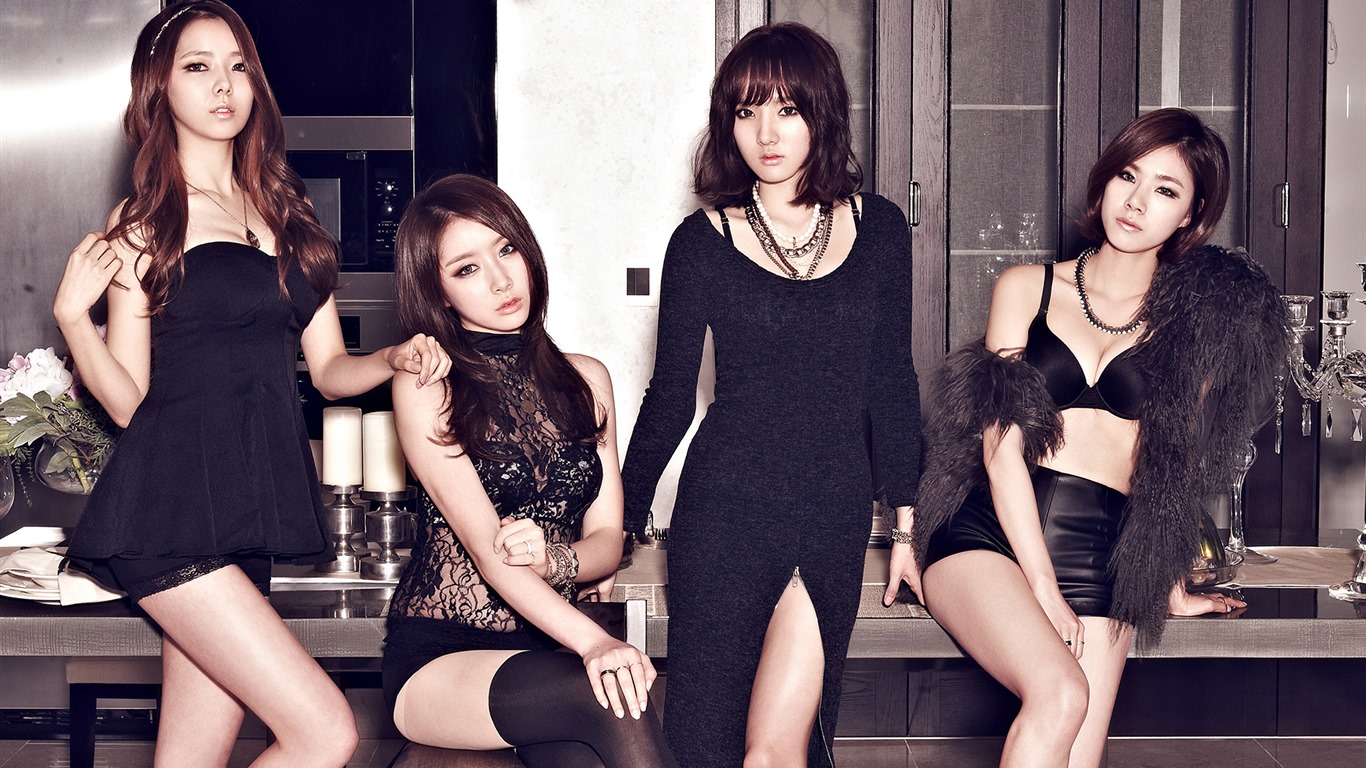 Stellar Korean music girls group  HD wallpapers #13 - 1366x768