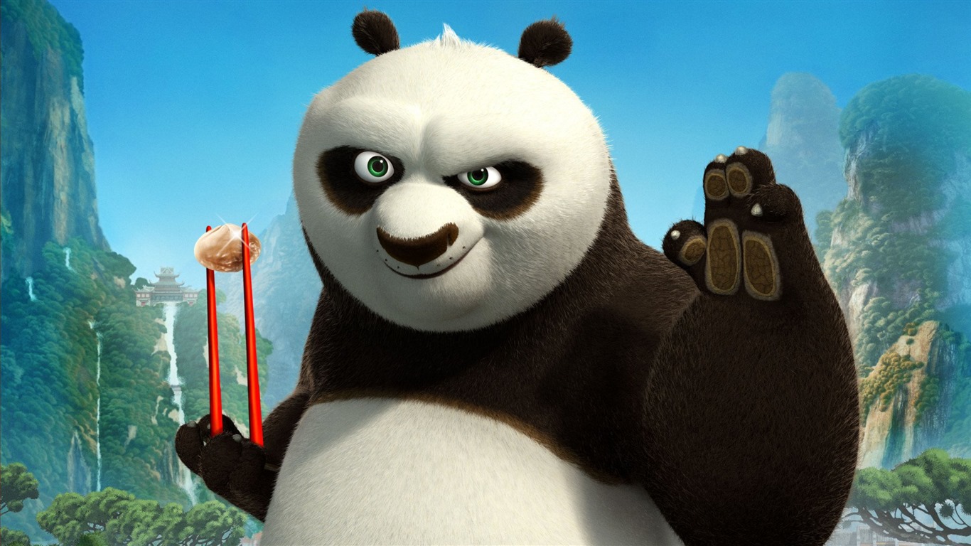 Kung Fu Panda 3, HD movie wallpapers #3 - 1366x768