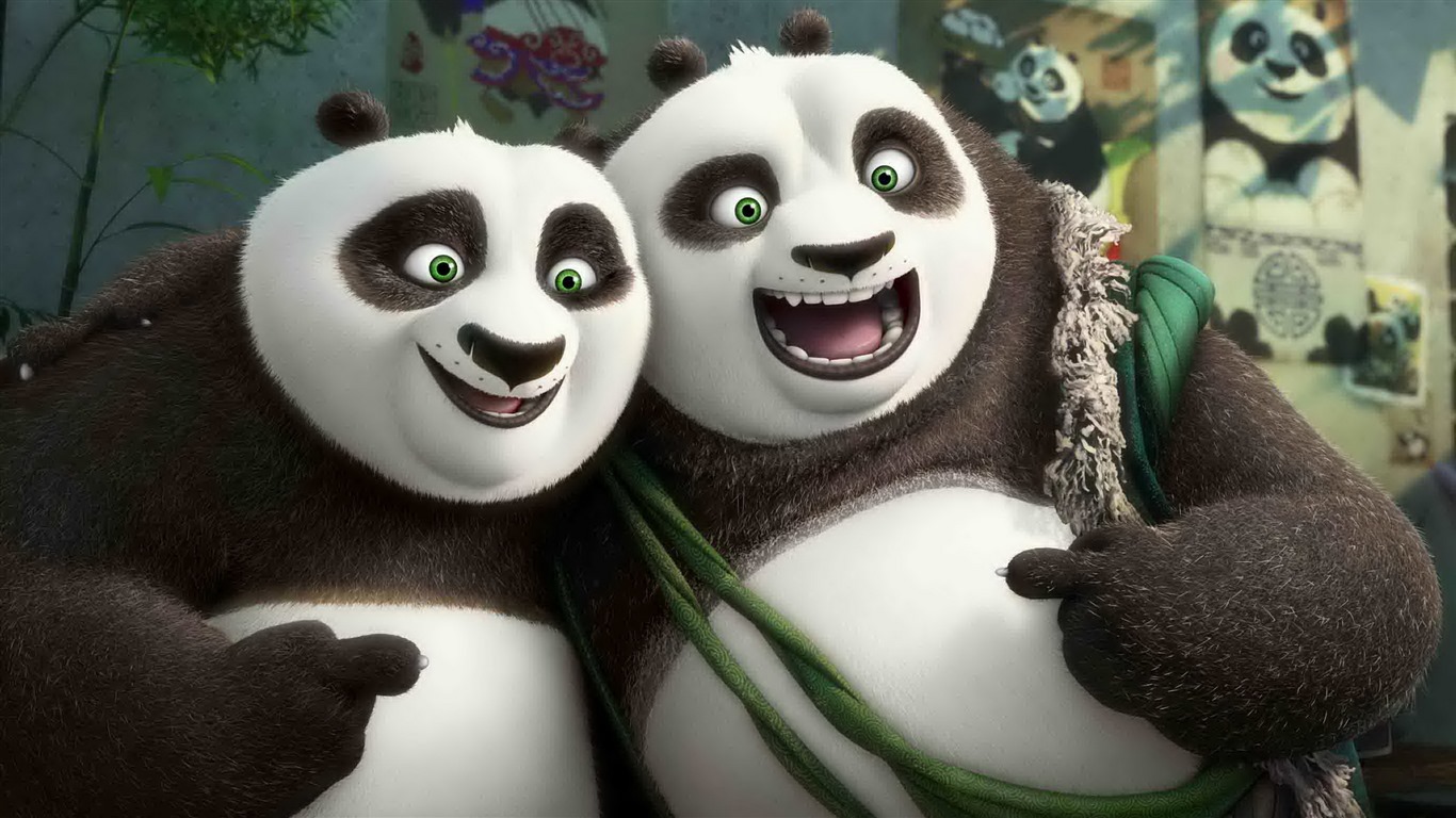 Kung Fu Panda 3, HD movie wallpapers #11 - 1366x768