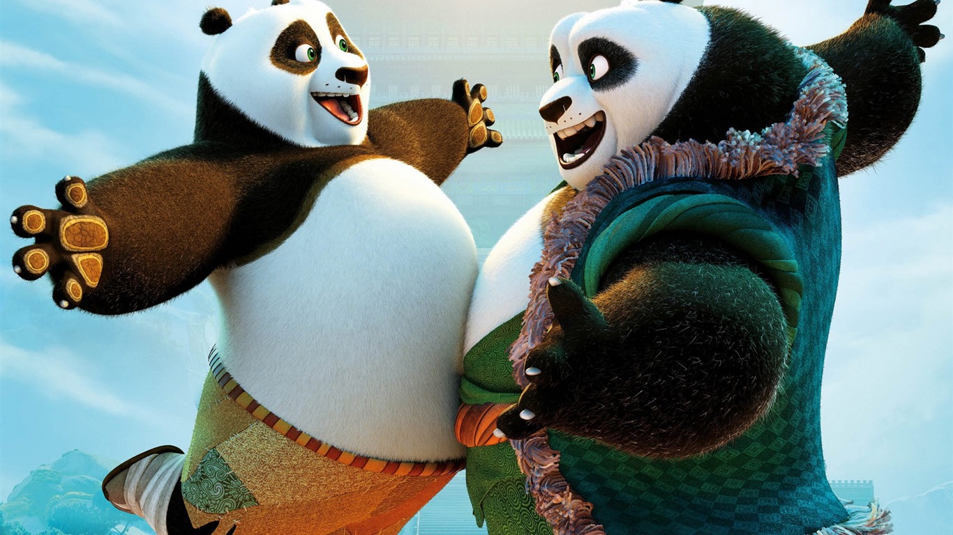 Kung Fu Panda 3, fondos de pantalla de alta definición de películas #14 - 1366x768