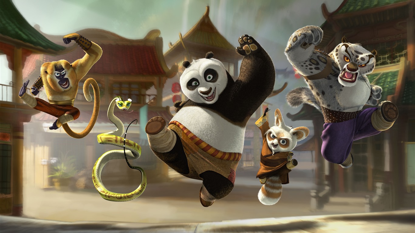 Kung Fu Panda 3, HD movie wallpapers #15 - 1366x768