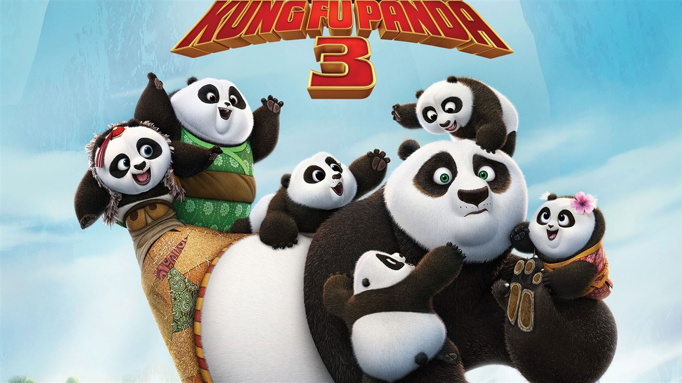 Kung Fu Panda 3 功夫熊猫3 高清壁纸17 - 1366x768