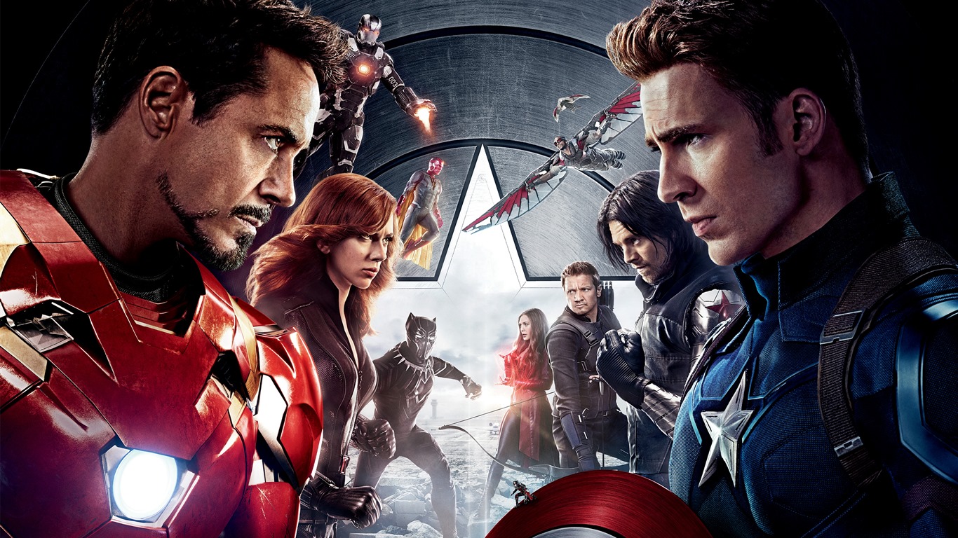Captain America: Bürgerkrieg , HD-Film-Tapeten #1 - 1366x768