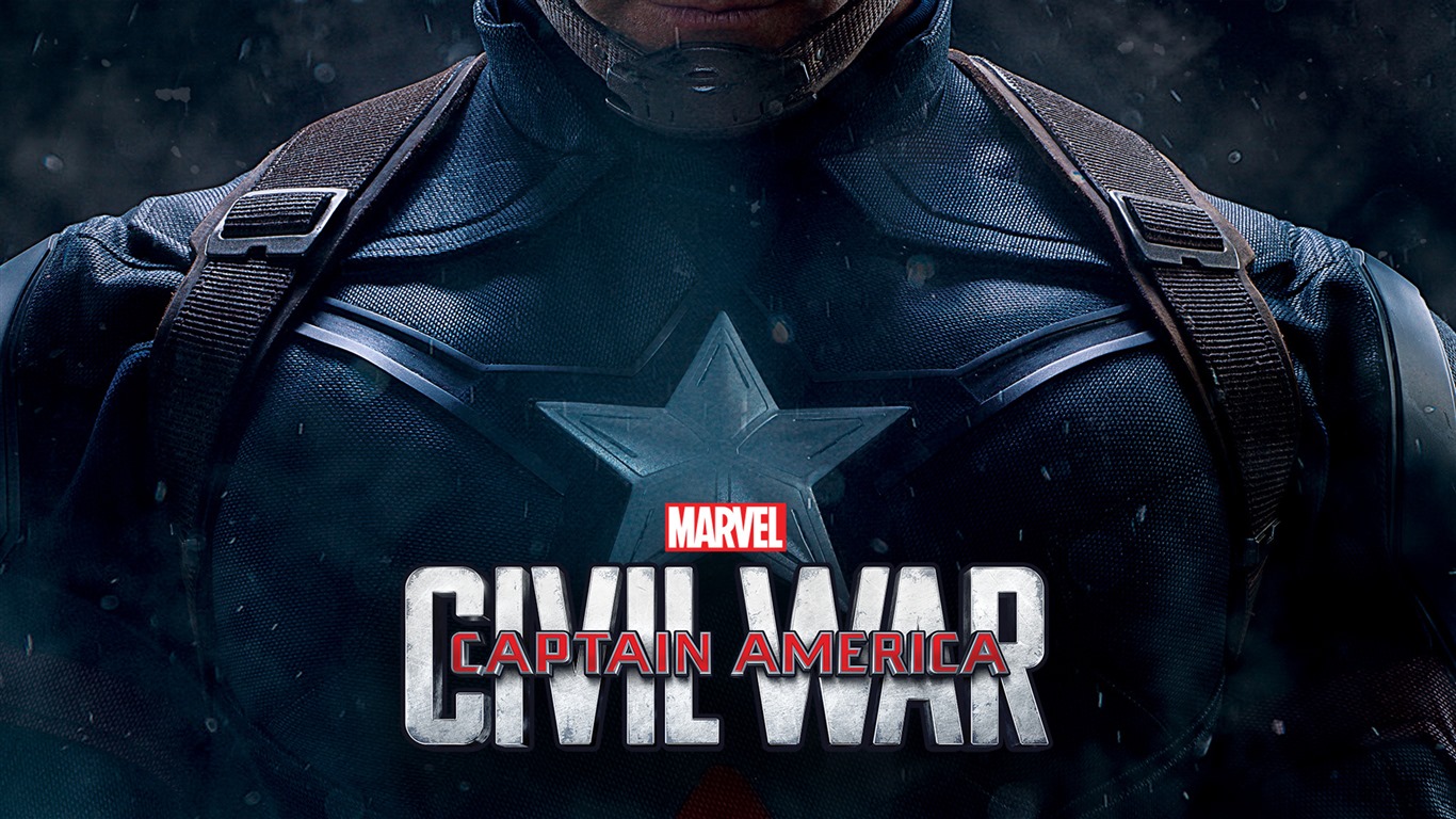 Капитан Америка: Гражданская война, обои для рабочего стола кино HD #5 - 1366x768