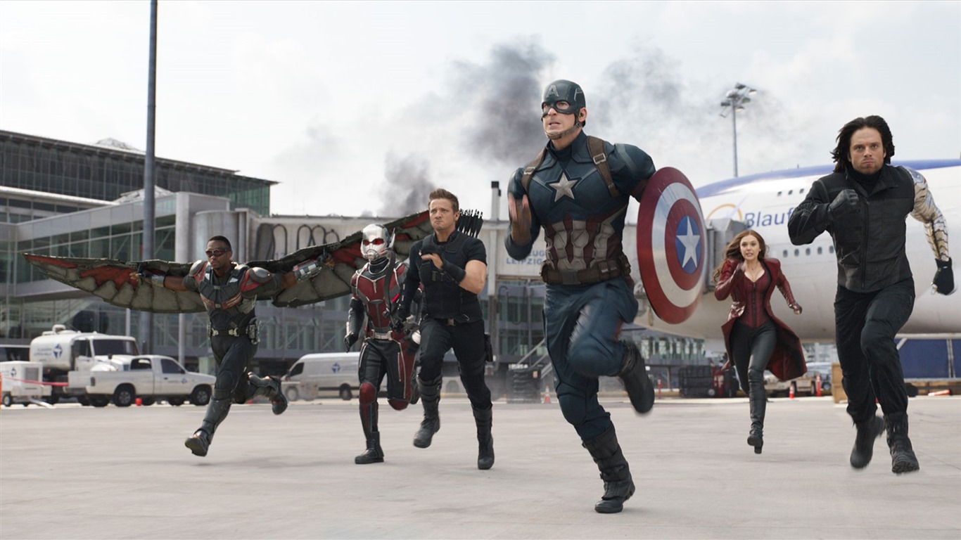 Capitán América: guerra civil, fondos de pantalla de alta definición de películas #6 - 1366x768