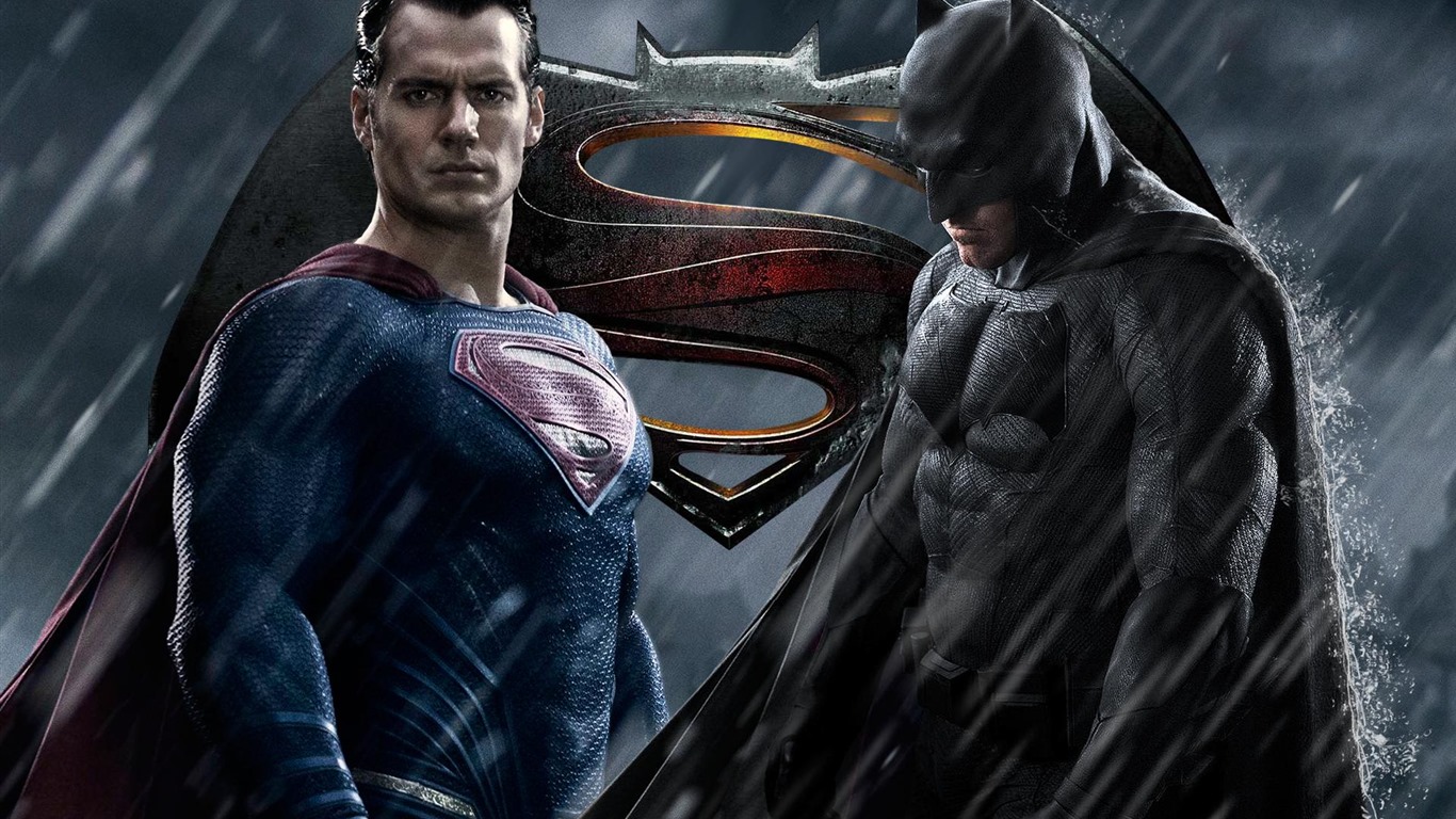 фильм HD обои Рассвет Справедливости, 2016: Бэтмен против Супермена #15 - 1366x768