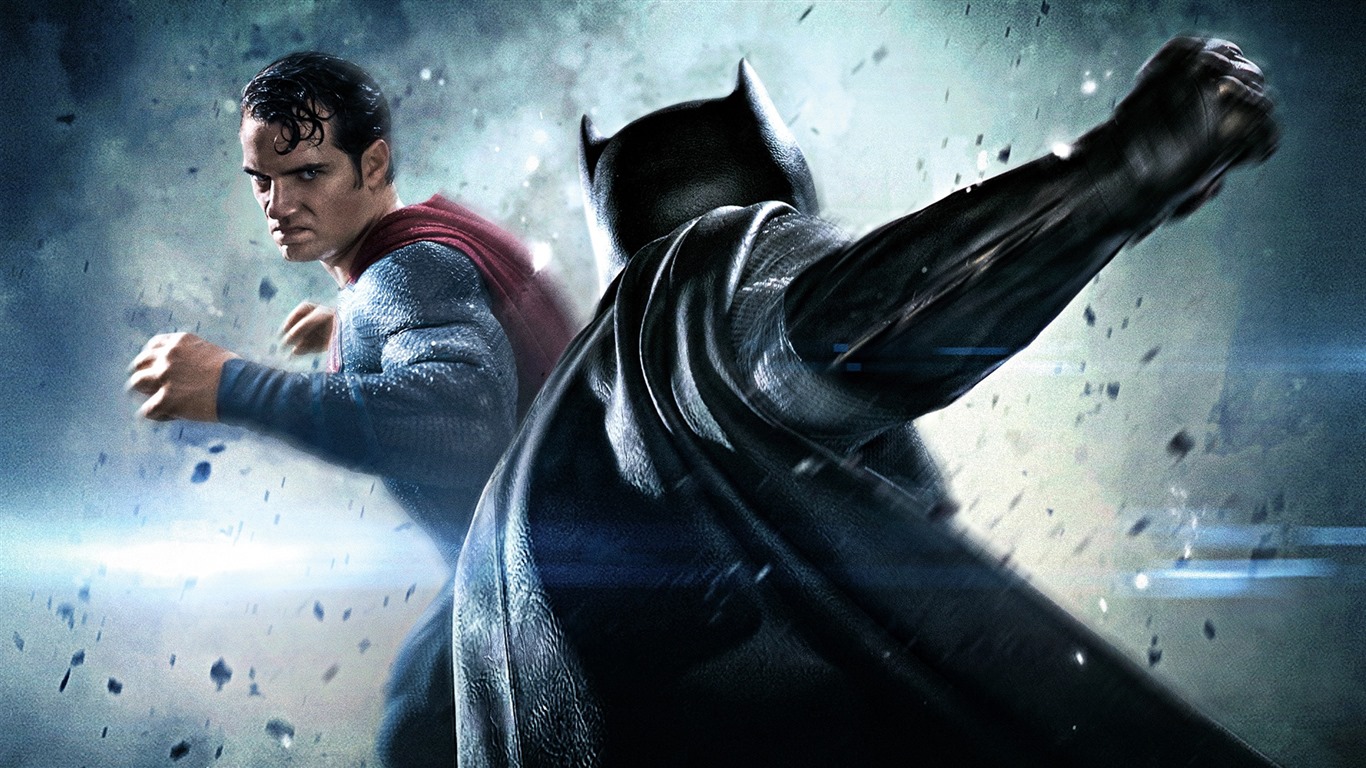 фильм HD обои Рассвет Справедливости, 2016: Бэтмен против Супермена #1 - 1366x768
