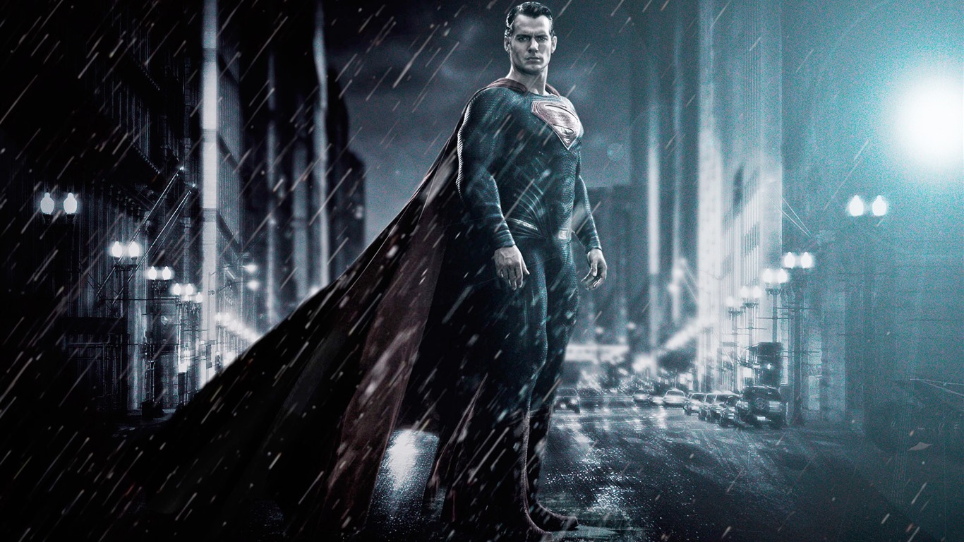 фильм HD обои Рассвет Справедливости, 2016: Бэтмен против Супермена #9 - 1366x768