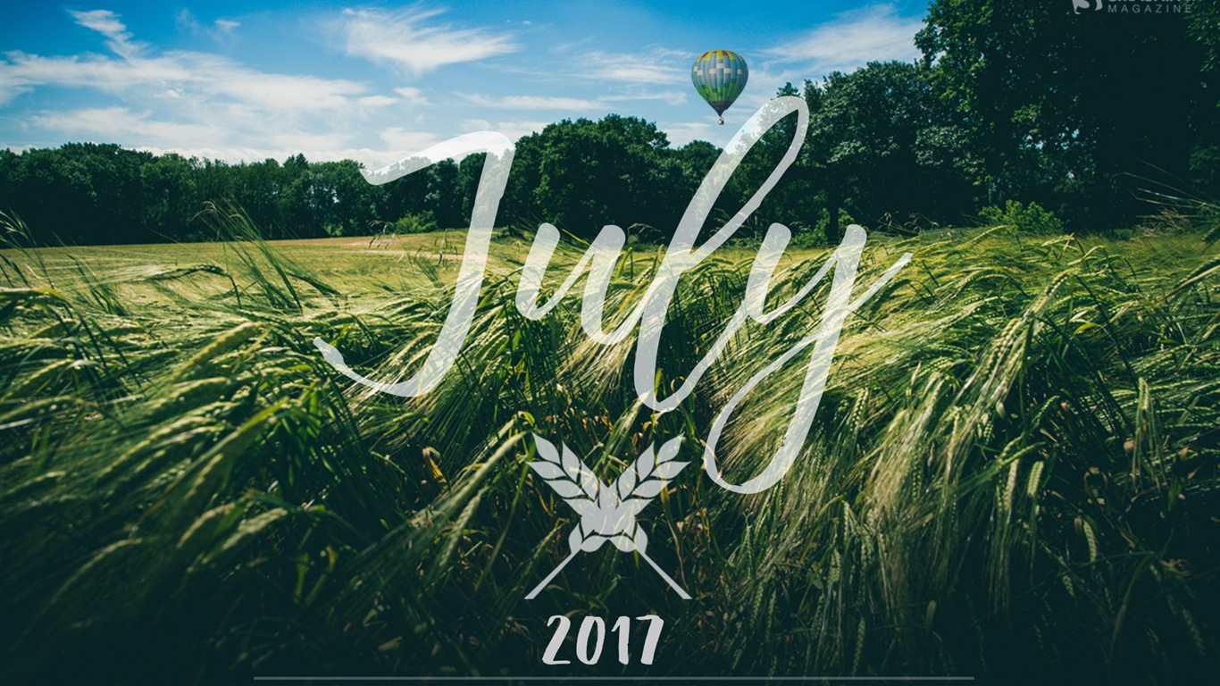 Июль 2017 календаря #10 - 1366x768