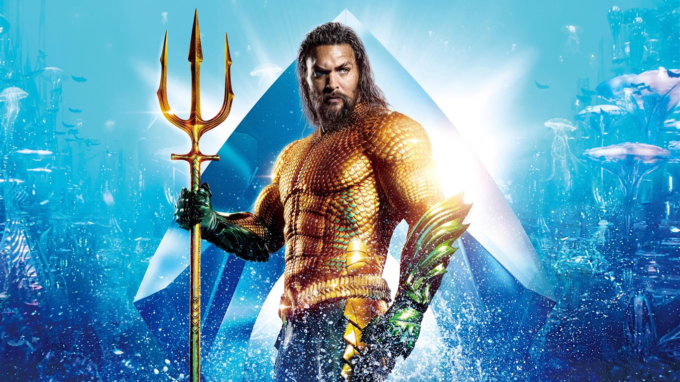 Aquaman 海王，漫威电影高清壁纸1 - 1366x768