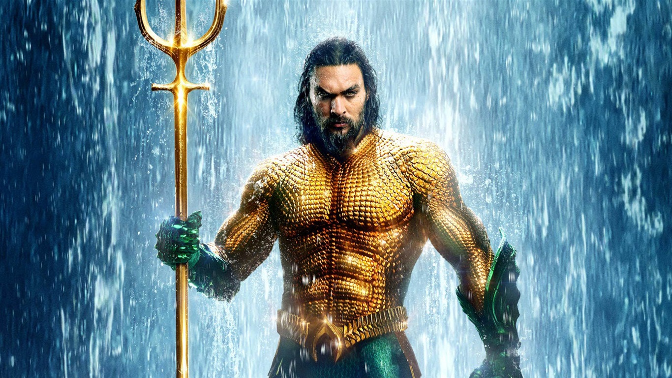 Aquaman 海王，漫威电影高清壁纸12 - 1366x768
