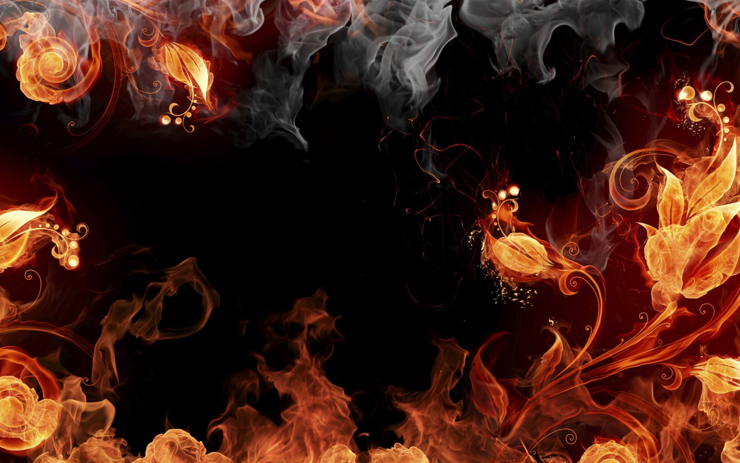 Fond d'écran thème de feux d'artifice de la créativité #11 - 1440x900
