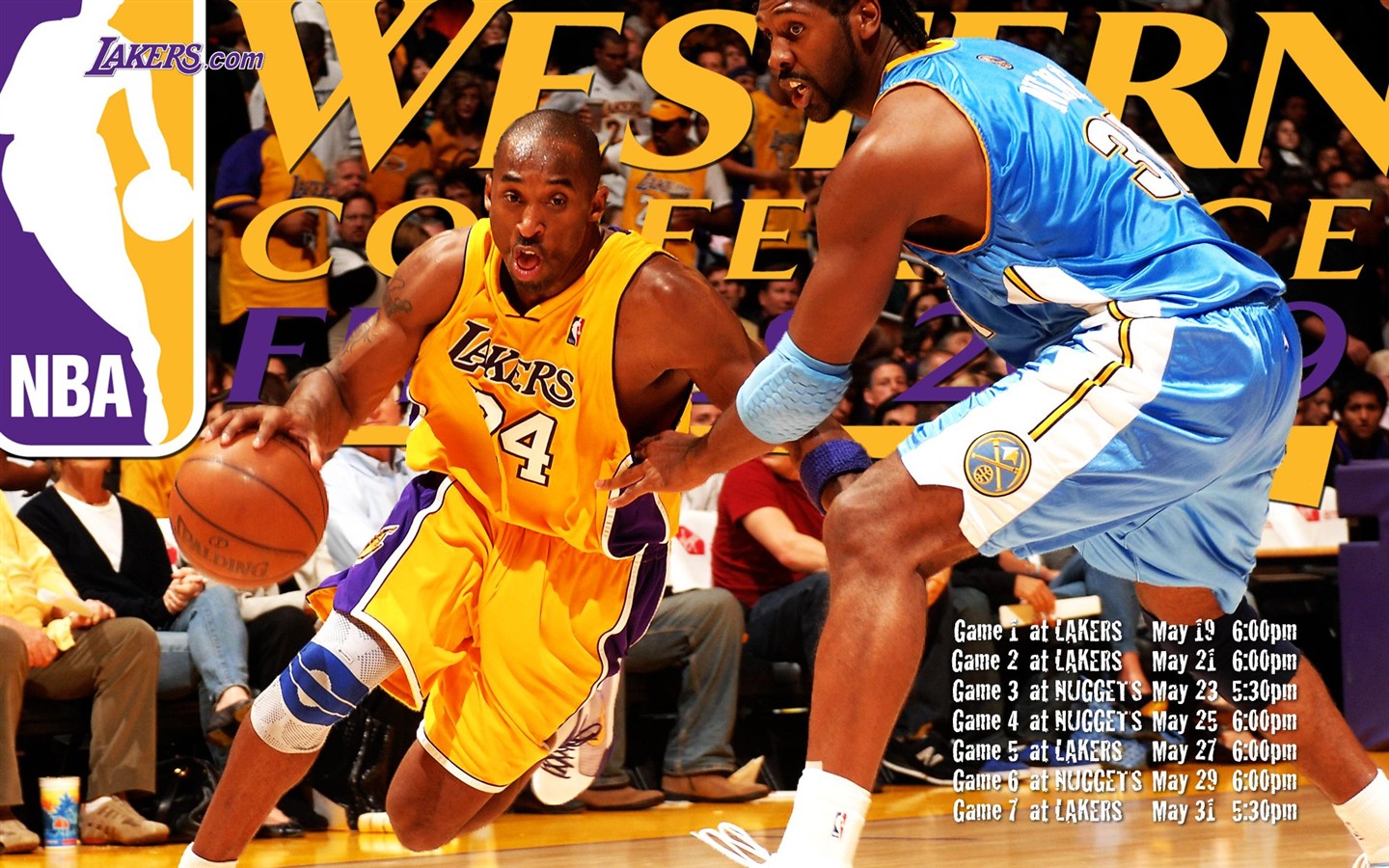 NBA2009 Чемпион Лейкерс обои #10 - 1440x900