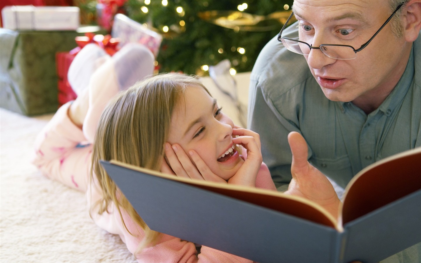 Les gens fêtent Noël Accueil Fond d'écran #7 - 1440x900