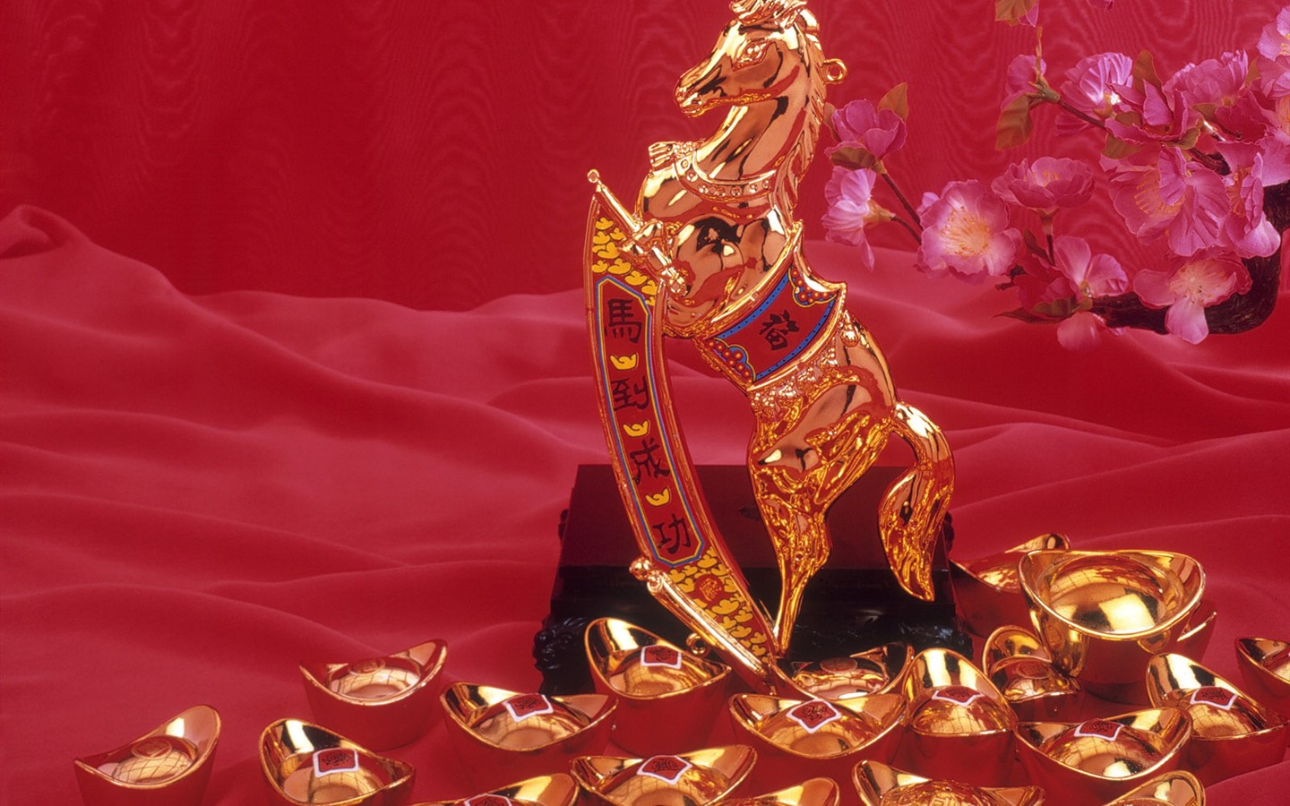 中国風お祭り赤壁紙 #29 - 1440x900
