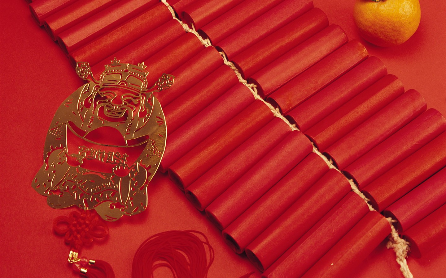 Čína Vítr slavnostní červená tapeta #42 - 1440x900