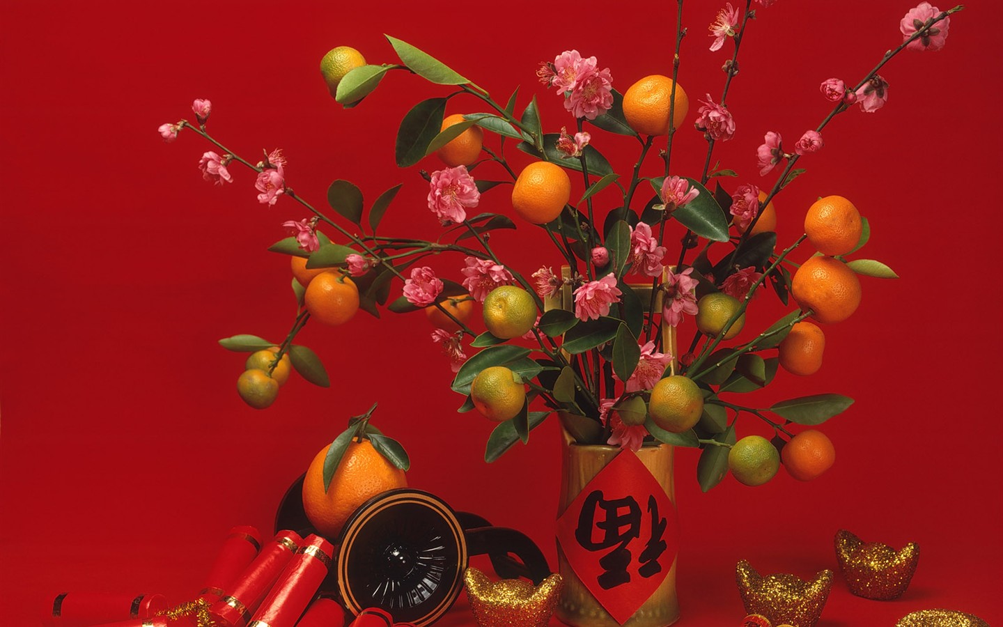 China Viento rojo festivo fondo de pantalla #49 - 1440x900