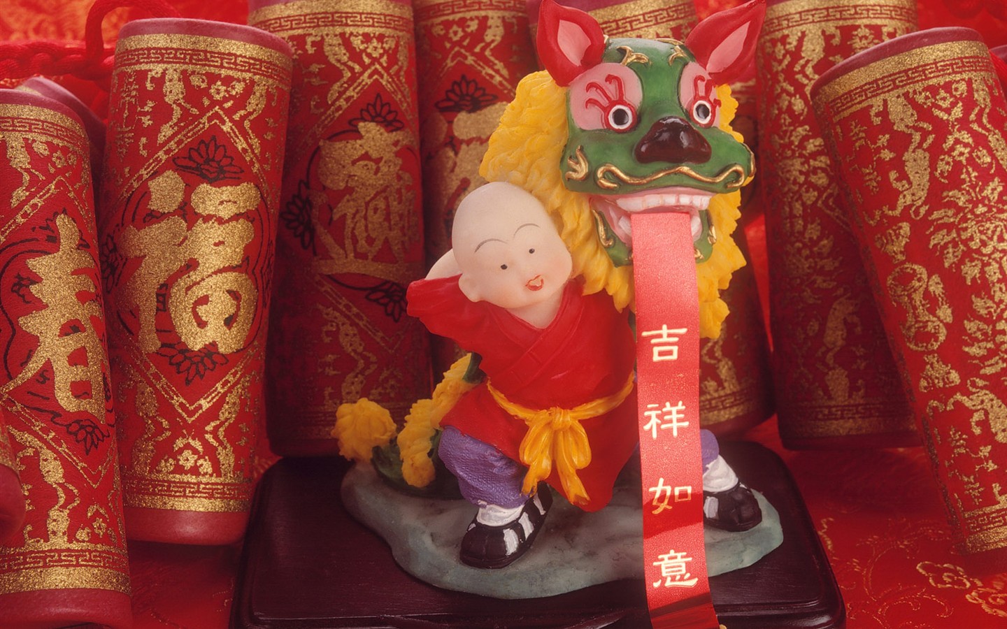 Vent de la Chine papier peint rouge festive #55 - 1440x900