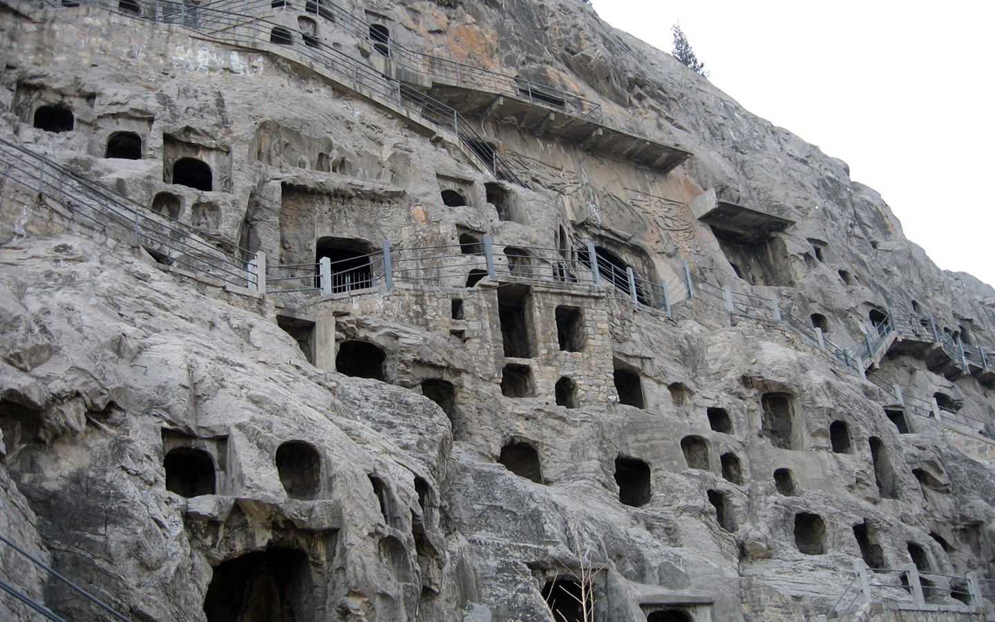 낙양, Longmen의 Grottoes는 배경 화면 #23 - 1440x900