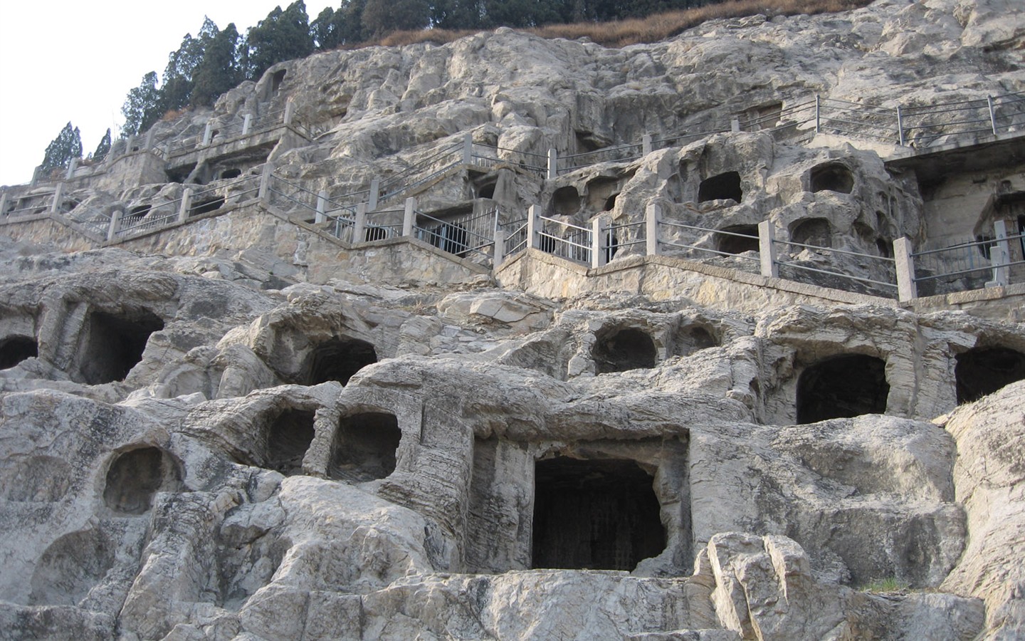 낙양, Longmen의 Grottoes는 배경 화면 #34 - 1440x900