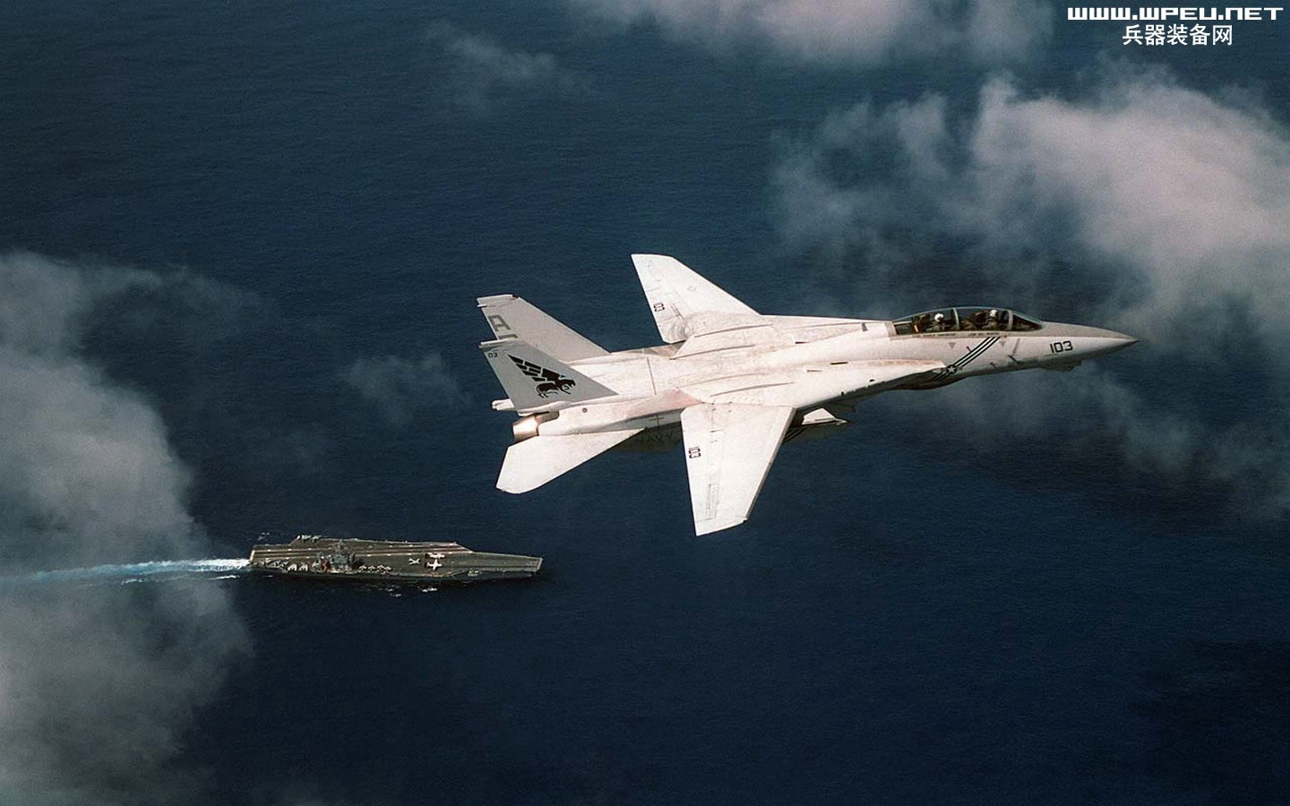 ВМС США истребителя F14 Tomcat #22 - 1440x900